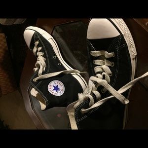 Size 11 Chuck Taylor Hemp edition canvas shoes.